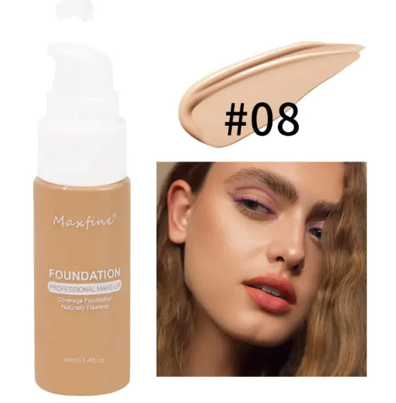 12-Color Liquid Foundation & Concealer