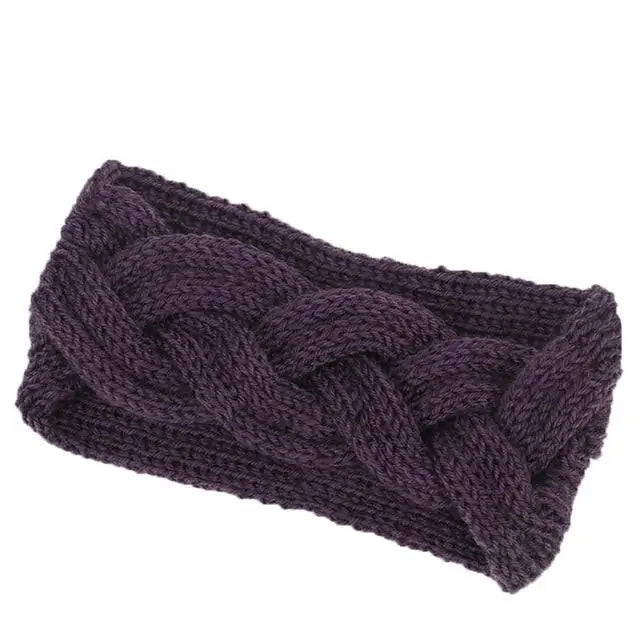 Knitted Braided Headband